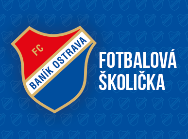 FC Baník Ostrava – ilustrované logo fotbalové školičky, vstupenky